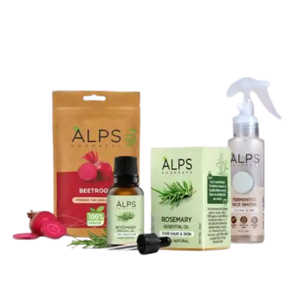 Alps Goodness Glossy Hair Combo Kit | Grocsy
