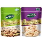 Happilo Premium Dry Fruit Combo (Almond & Cashews) | Grocsy