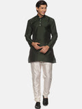 Sethukrishna Mens Green Kurta with Pyjamas | Grocsy