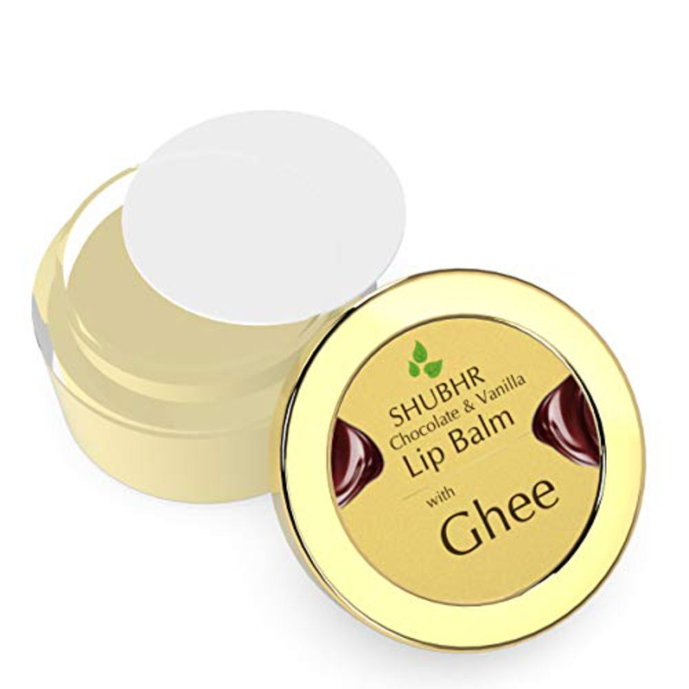 Blue Nectar Shubhr Chocolate & Vanilla Lip Balm with Ghee | Grocsy