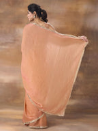 kasee Sequinned Organza Saree | Grocsy