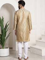 Sojanya Ethnic Motifs Woven Design Regular Kurta With Churidar | Grocsy