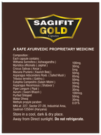 Sagius Sagifit Gold Capsule | Grocsy