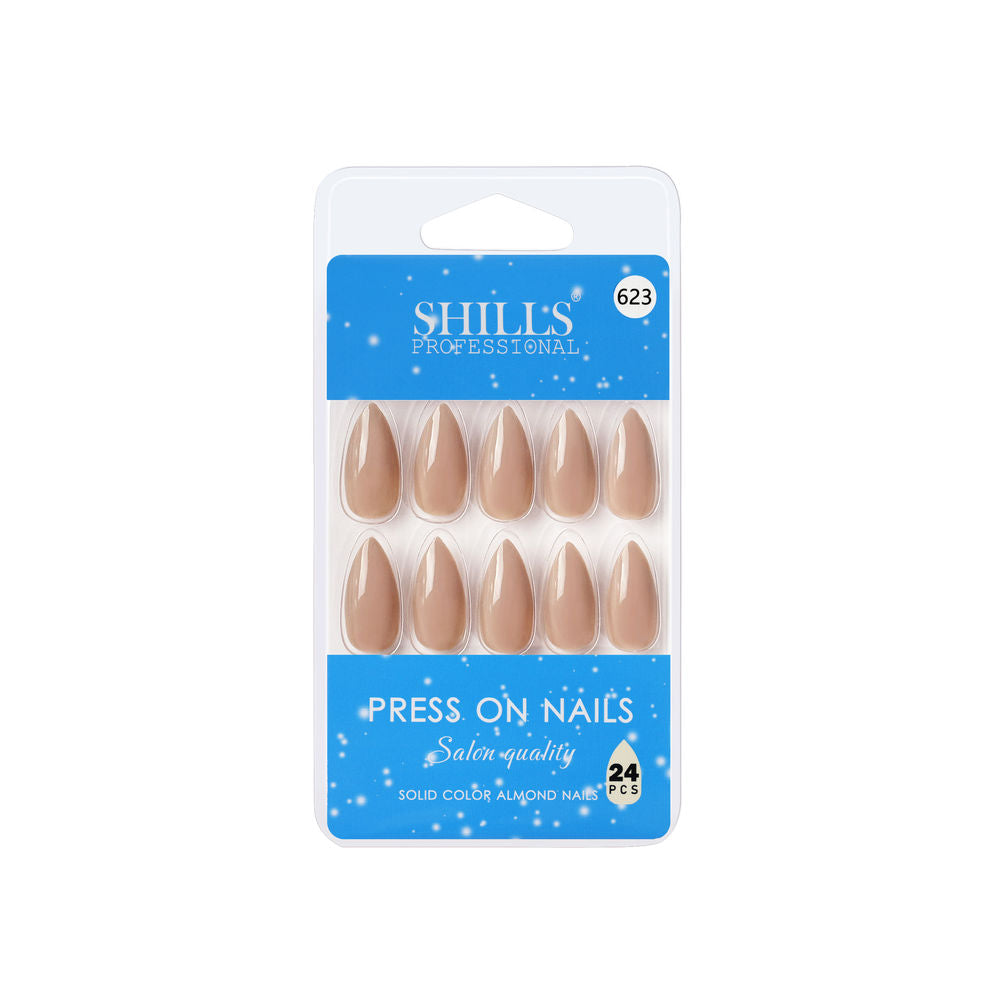 Shills Professional Reusable Press On Nails Almond - SPN623 | Grocsy