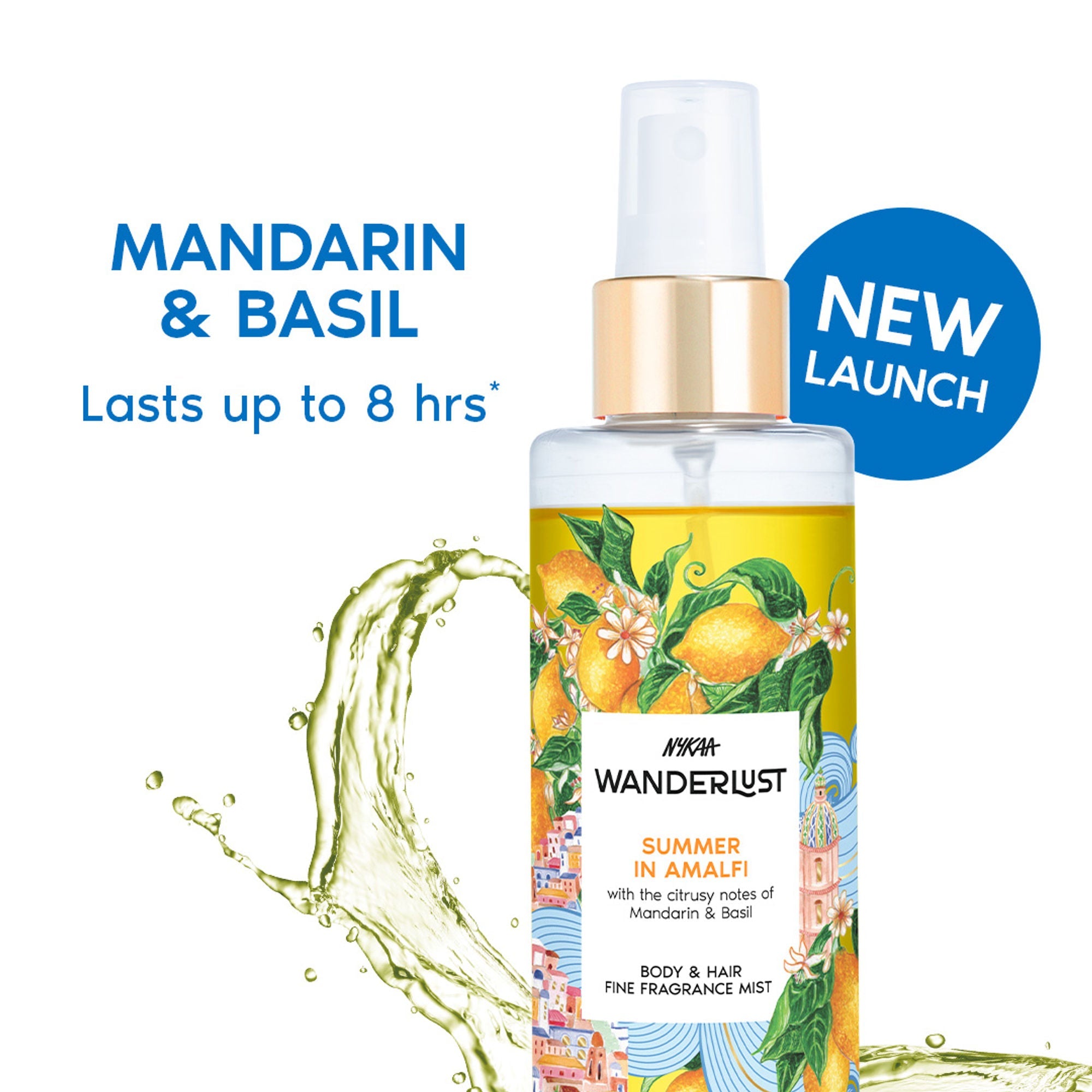 Wanderlust Fragrance Mist For Her - Summer In Amalfi | Grocsy