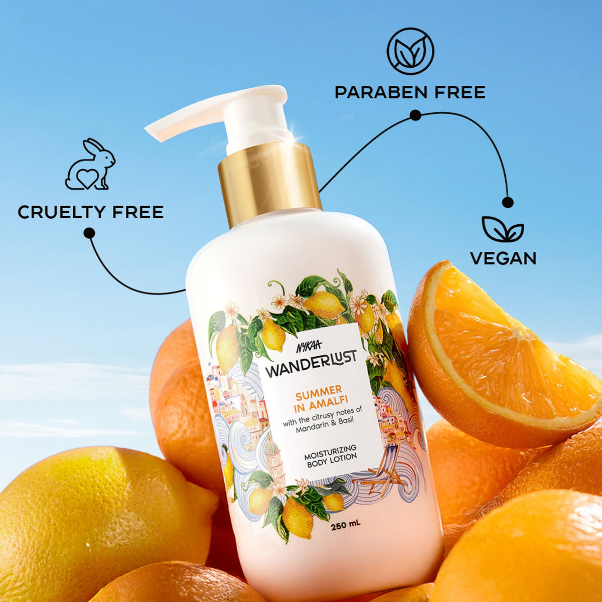 Wanderlust Moisturizing Body Lotion - Summer In Amalfi | Grocsy