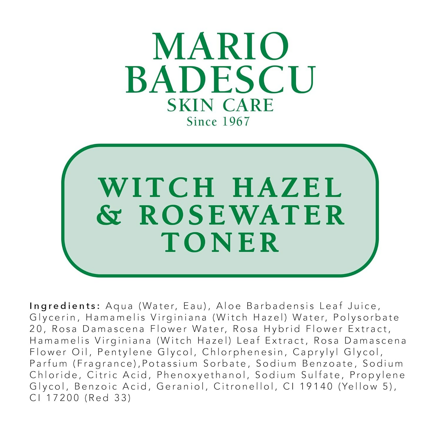 Mario Badescu Witch Hazel Toner | Grocsy