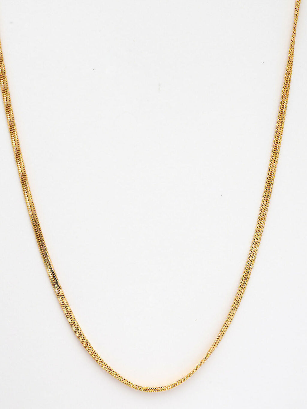 NVR Women's Gold-Polished Minimal Chain | Grocsy