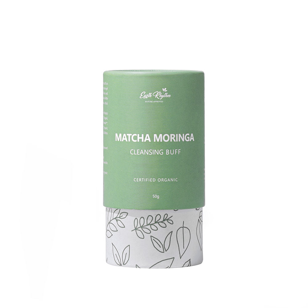 Earth Rhythm Matcha Moringa Cleansing Buff | Grocsy