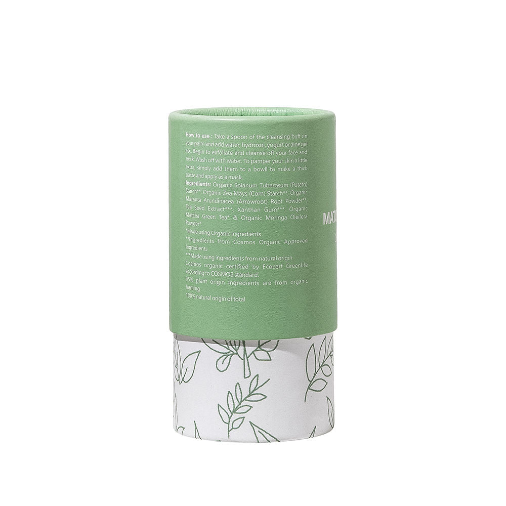 Earth Rhythm Matcha Moringa Cleansing Buff | Grocsy