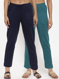 TAG 7 Women Pack of 2 Wool Blend Ankle-Length Leggings Pants | Grocsy