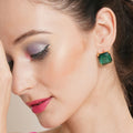 Jade Studs- Ruby Raang | Grocsy