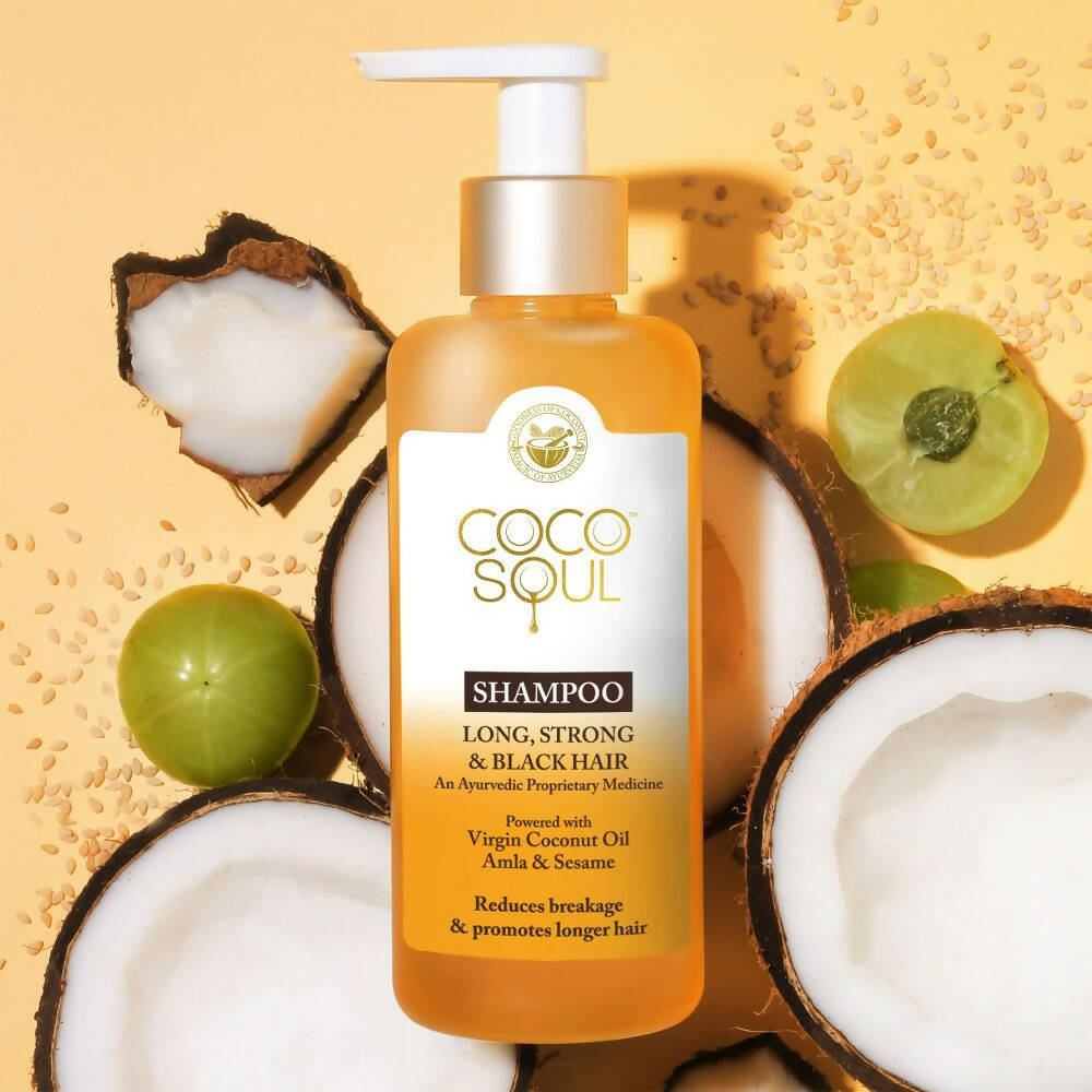 Coco Soul Long, Strong & Black Shampoo | Grocsy
