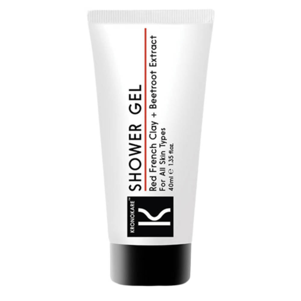 Kronokare Shower Gel With Red French Clay & Beetroot Extract | Grocsy
