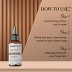 SANCTUS 4% Dandelix Pro Anti-Dandruff Hair Serum For Scalp | Grocsy