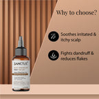 SANCTUS 4% Dandelix Pro Anti-Dandruff Hair Serum For Scalp | Grocsy