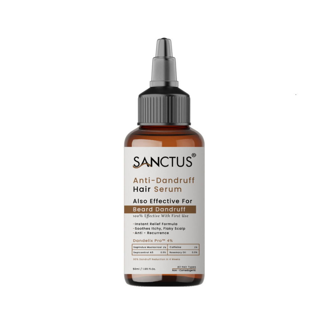 SANCTUS 4% Dandelix Pro Anti-Dandruff Hair Serum For Scalp | Grocsy