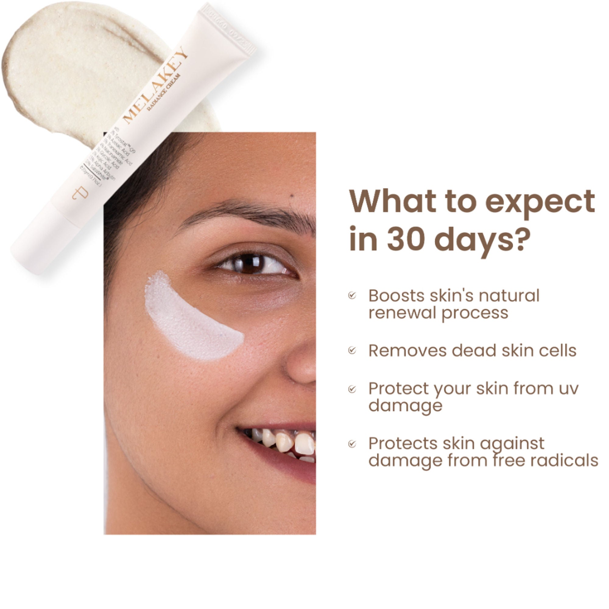 Personal Touch Skincare Melakey Radiance Cream With Azelaic Acid For Hyperpigmentation & Youthful Skin | Grocsy