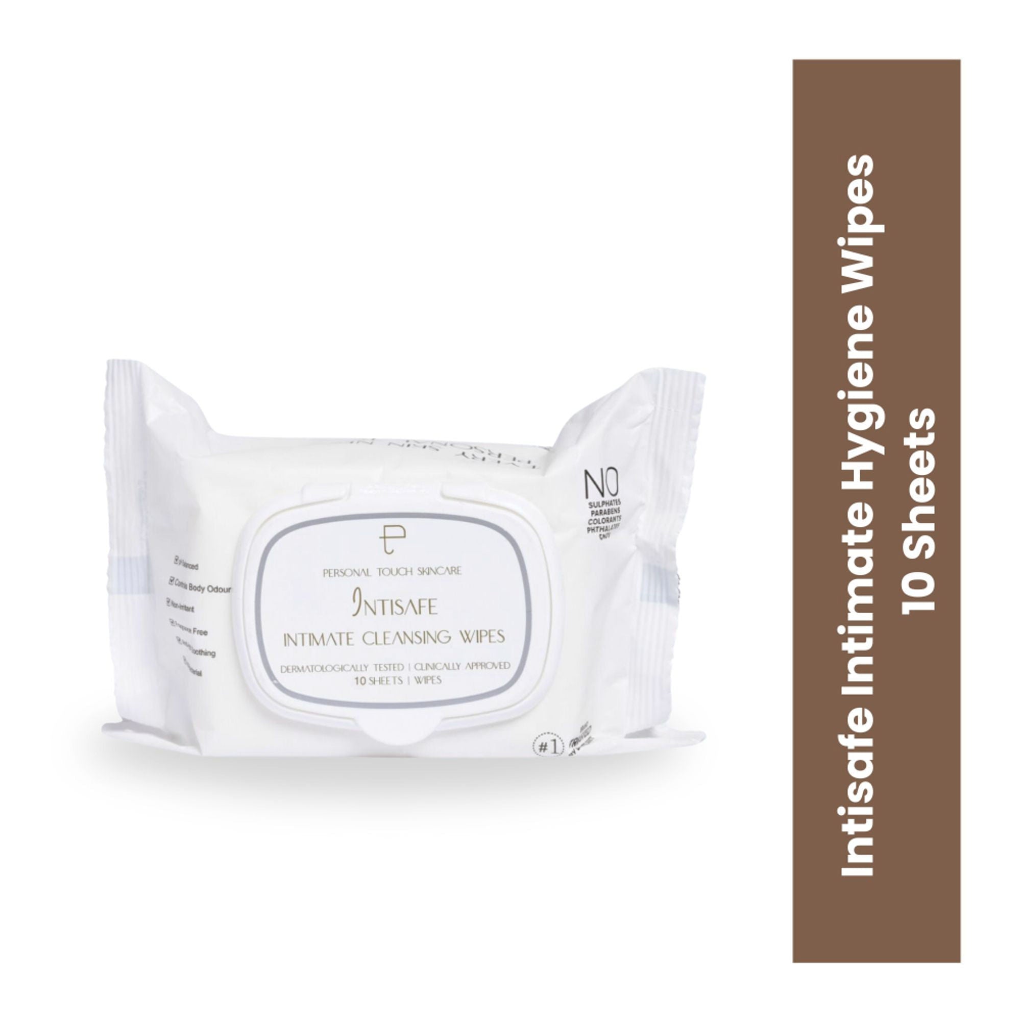 Personal Touch Skincare Skincare Intisafe Intimate Cleansing Wipes | Grocsy