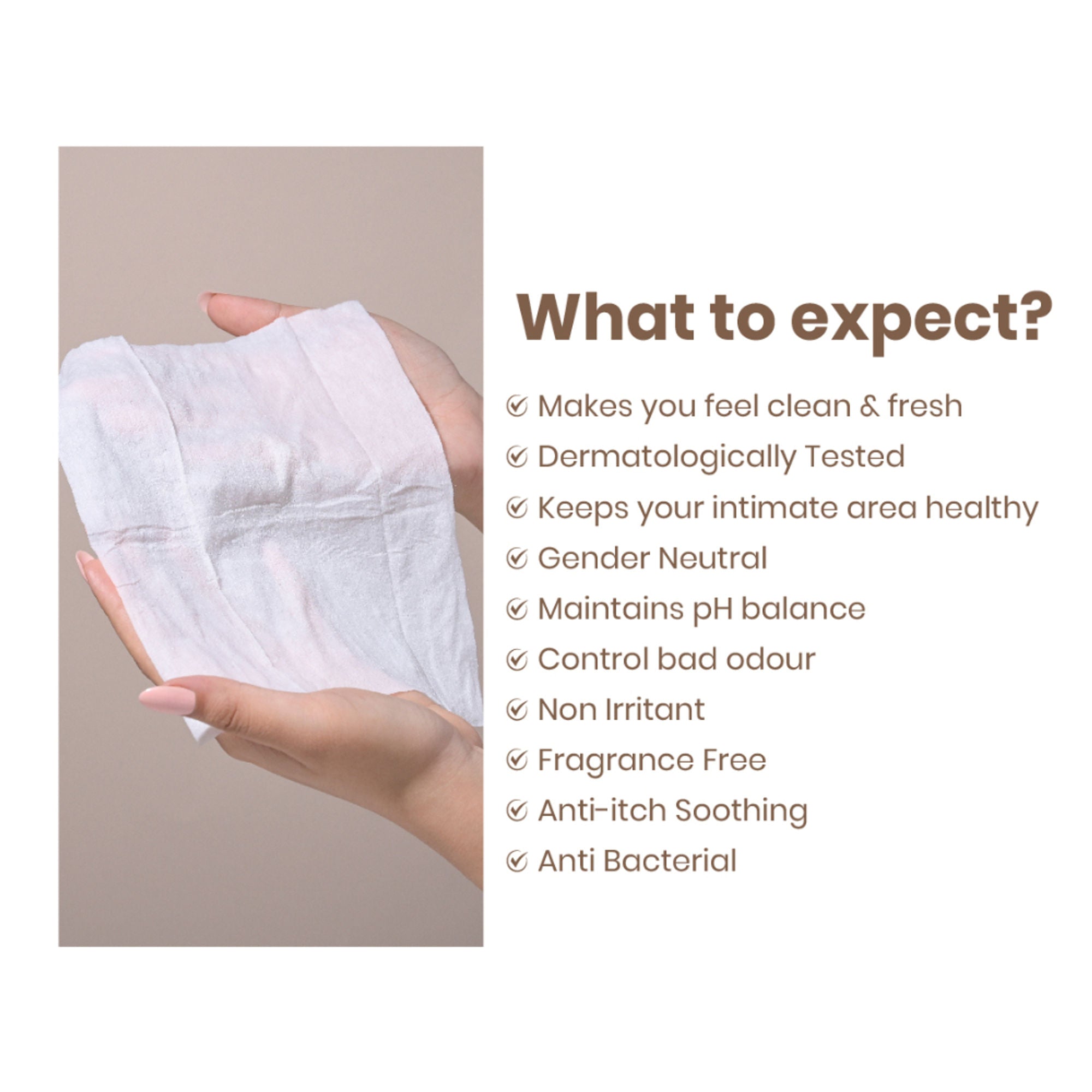 Personal Touch Skincare Skincare Intisafe Intimate Cleansing Wipes | Grocsy