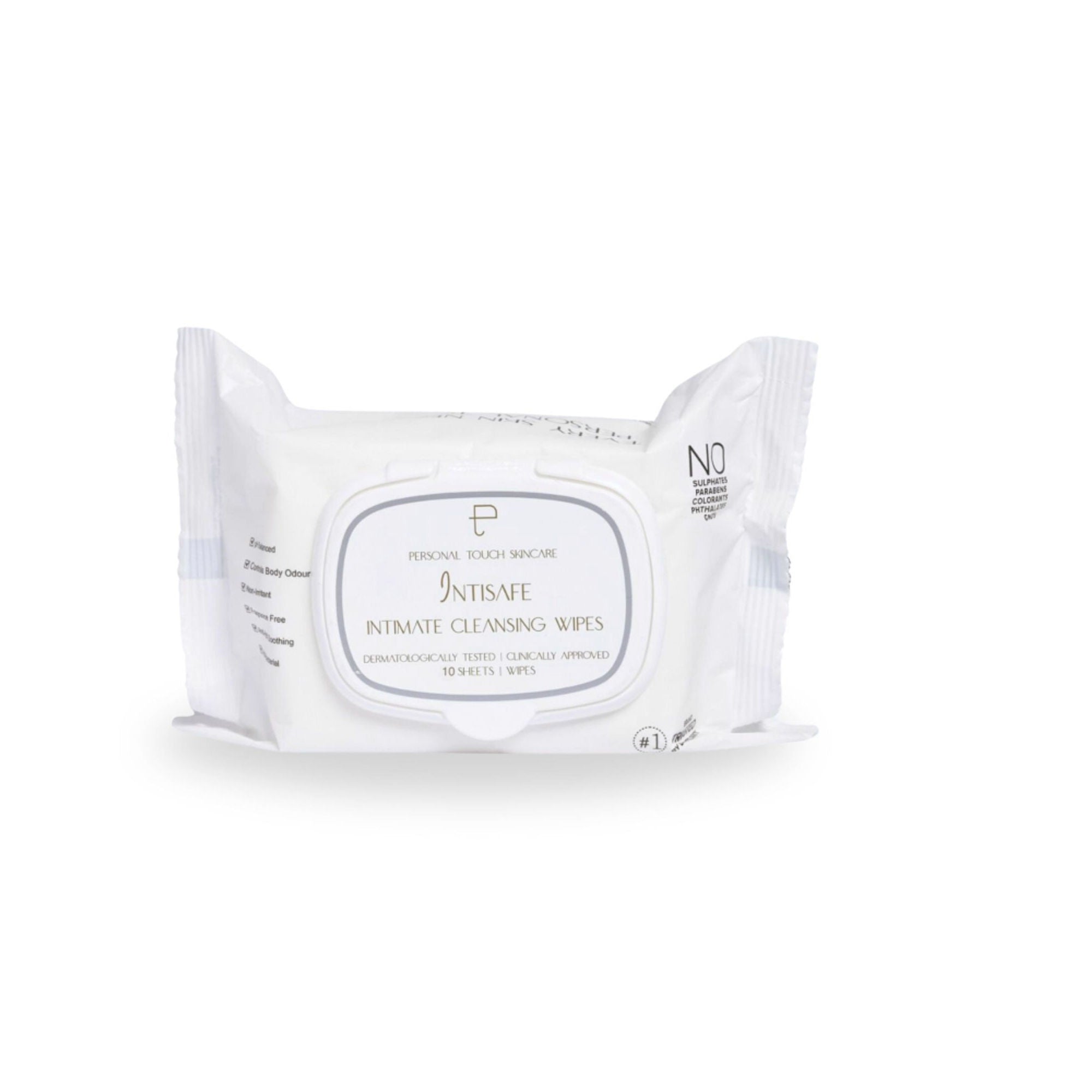 Personal Touch Skincare Skincare Intisafe Intimate Cleansing Wipes | Grocsy