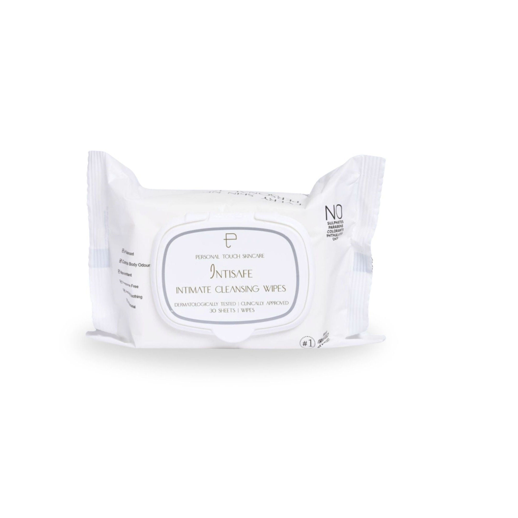 Personal Touch Skincare Skincare Intisafe Intimate Cleansing Wipes | Grocsy