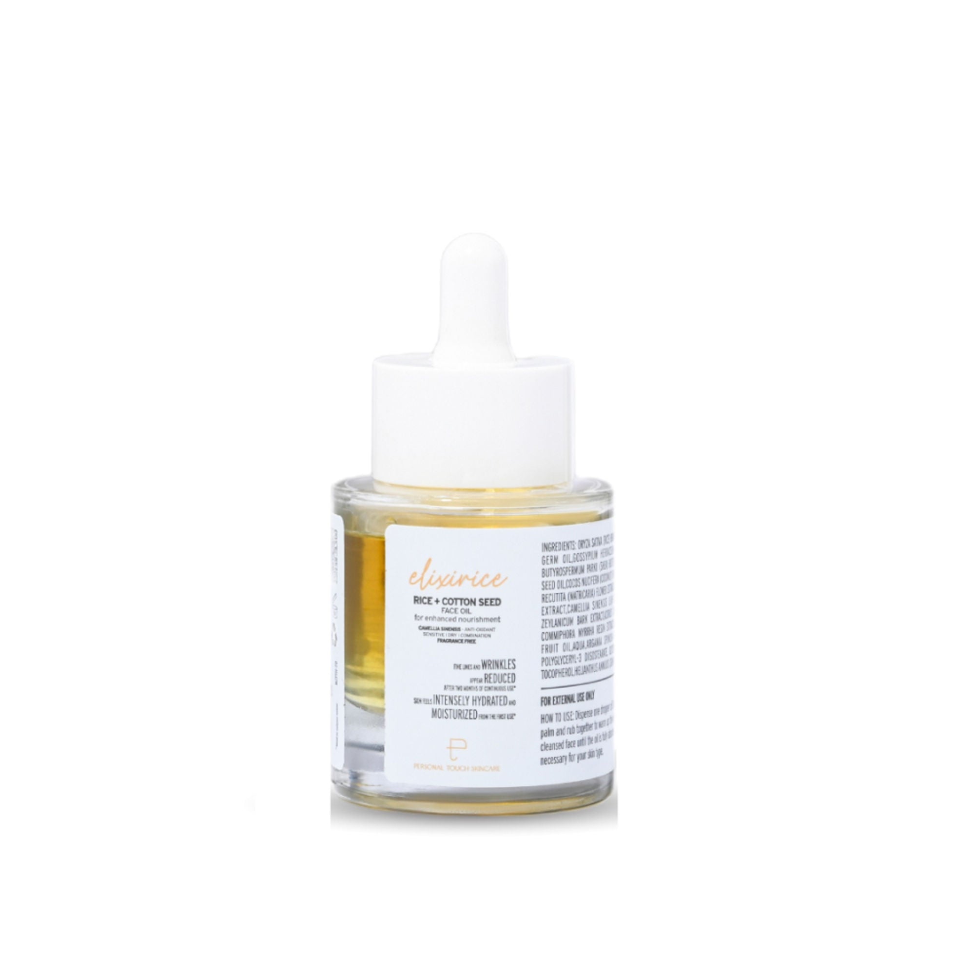 Personal Touch Skincare Skincare Elixirice with US Patent Bio Elixir & Cotton Seed Oil | Grocsy