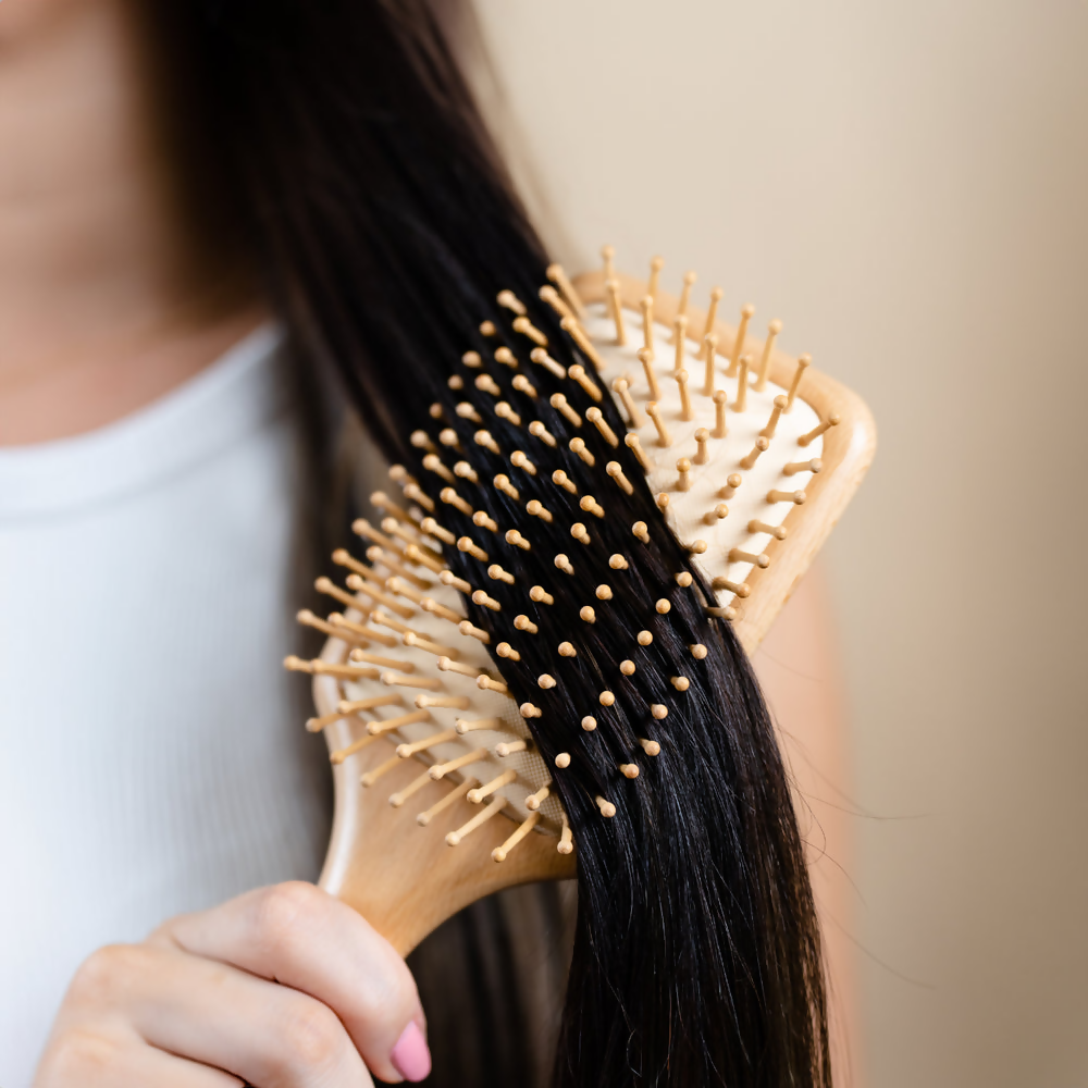 Careberry Bamboo Brilliance Paddle Hairbrush | Grocsy