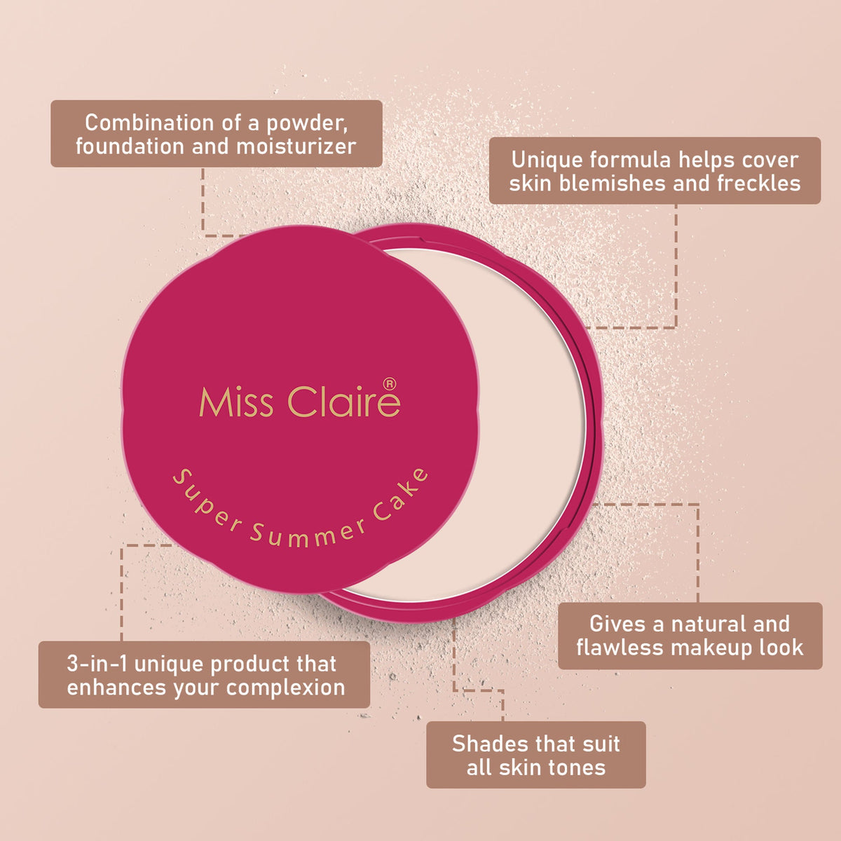 Miss Claire Super Summer Cake - Orange Blush | Grocsy