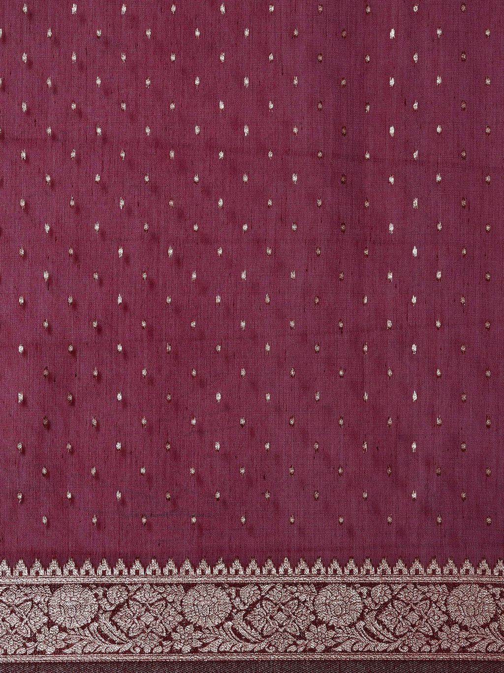 Saree Mall Maroon Woven Design Zari Silk Blend Banarasi Saree | Grocsy