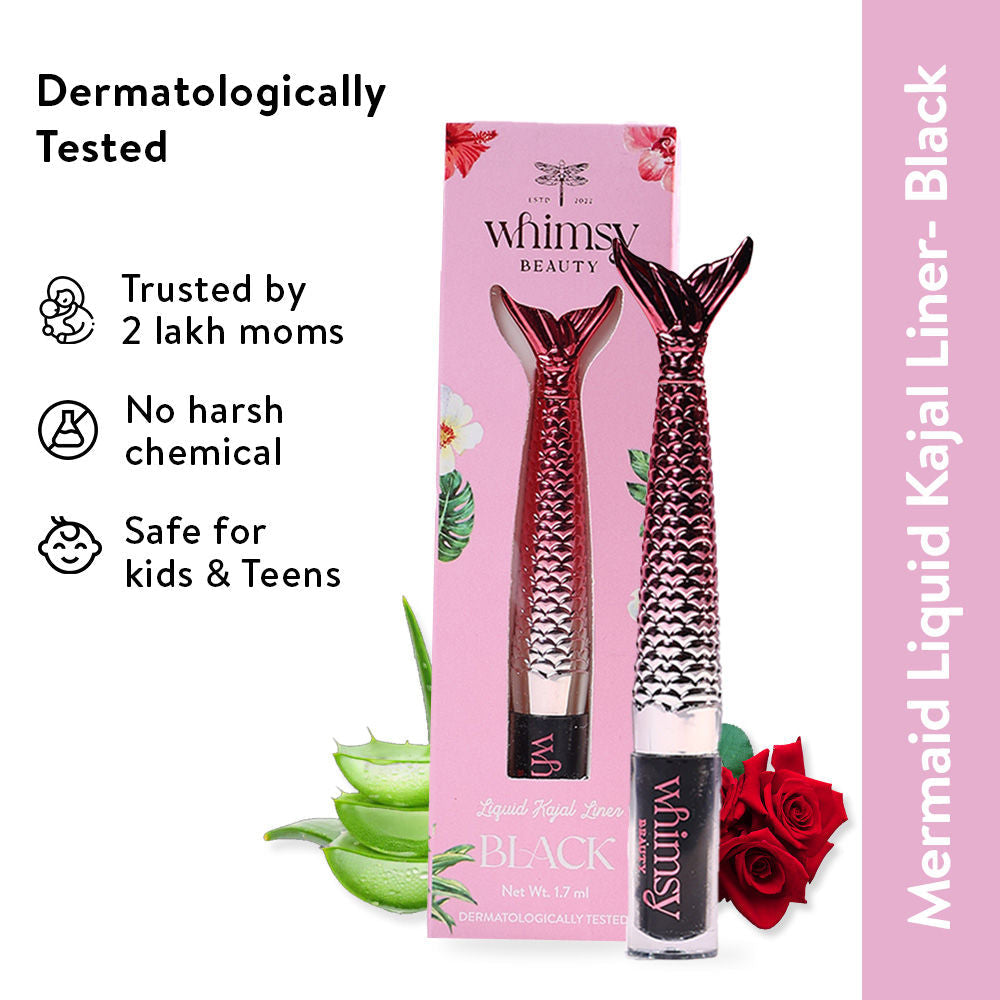 Whimsy Beauty Beauty Mermaid Liquid Kajal Liner - Purple | Grocsy