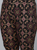 Sztori Plus Size Ethnic Motifs Printed Regular Kurta with Trousers | Grocsy