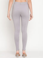 TAG 7 Women Set of 2 Blue & Grey Ankle Length Leggings | Grocsy