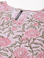 HERE&NOW Floral Printed Floral Kurta | Grocsy