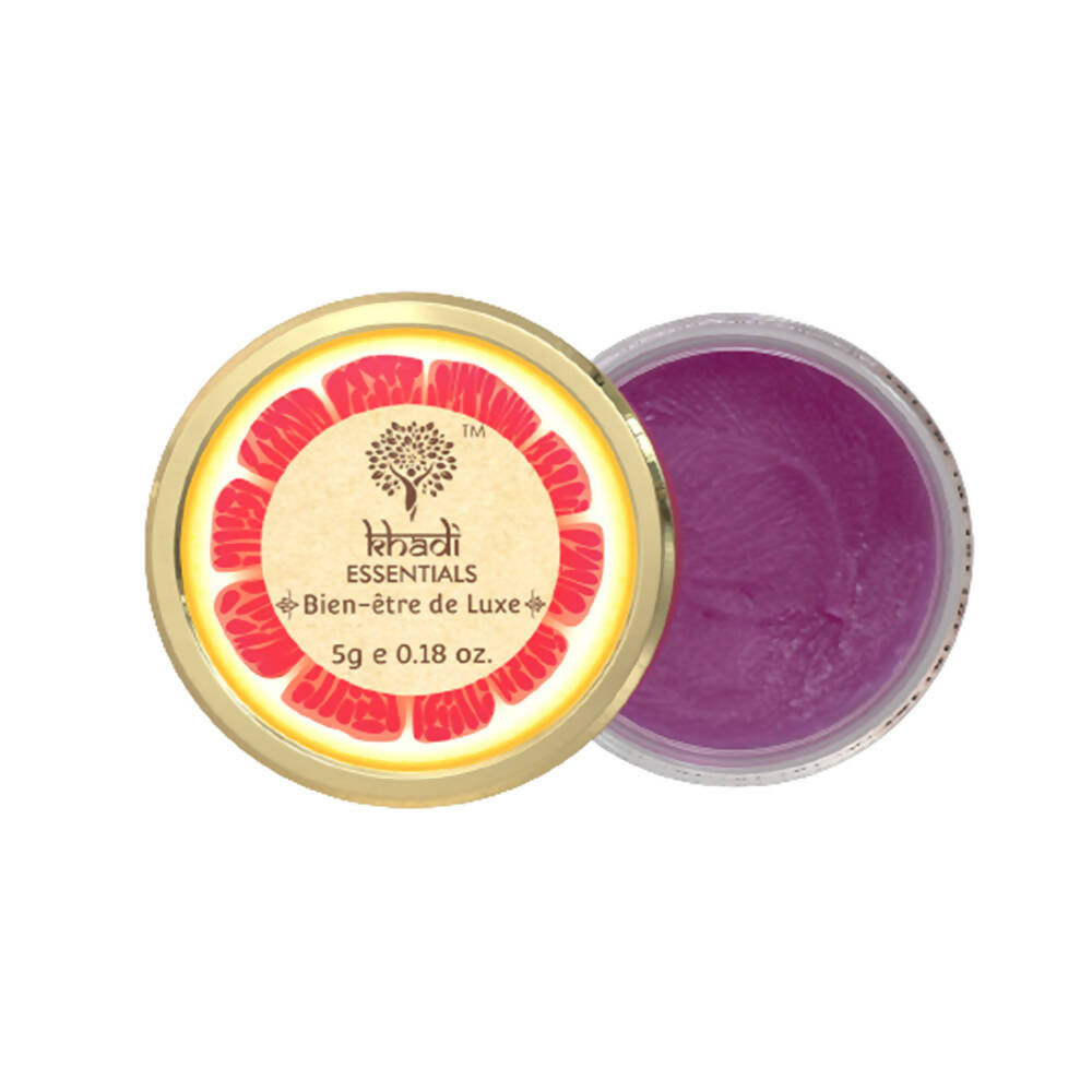 Khadi Essentials Wine Grapefruit Lip Balm | Grocsy