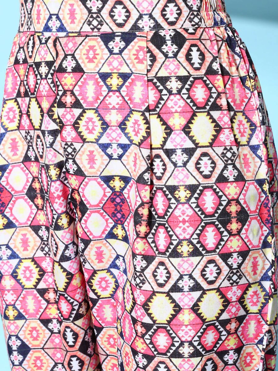 Ahalyaa Women's Traditional Wear Co-ods - Black | Grocsy