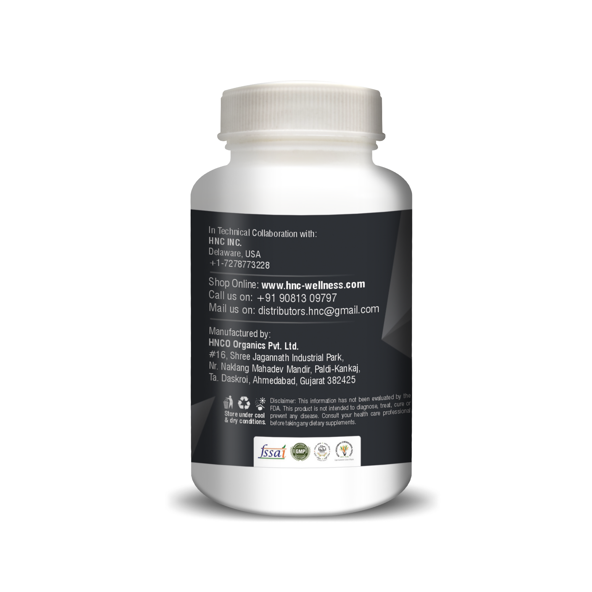 H&C Herbal SJ Extract Veg Capsules | Grocsy