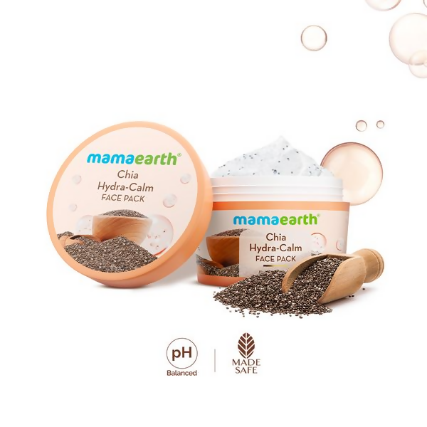 Mamaearth Chia Hydra-Calm Face Pack with Chia Seed & Ceramides | Grocsy