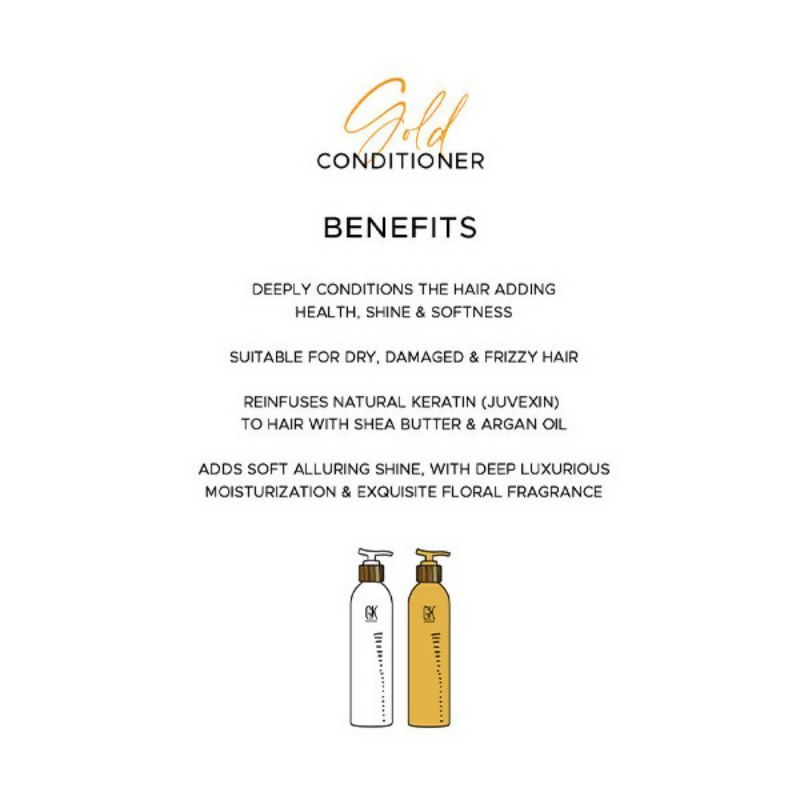 GK Hair Gold Conditioner For Luminous Hair | Grocsy