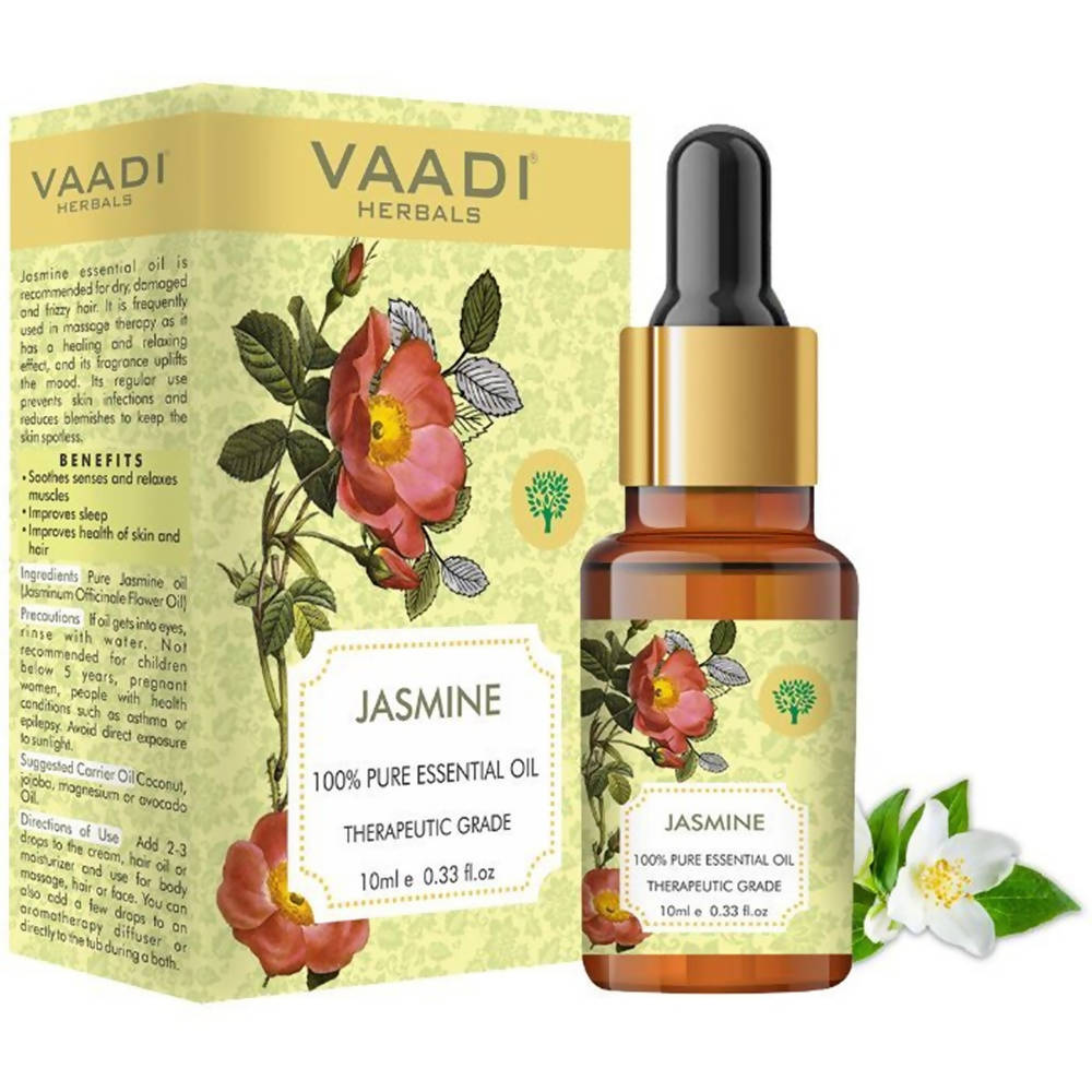 Vaadi Herbals Jasmine 100% Pure Essential Oil Therapeutic Grade | Grocsy