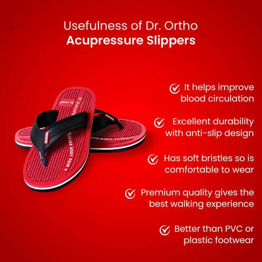 Dr. Ortho Acupressure Slippers | Grocsy