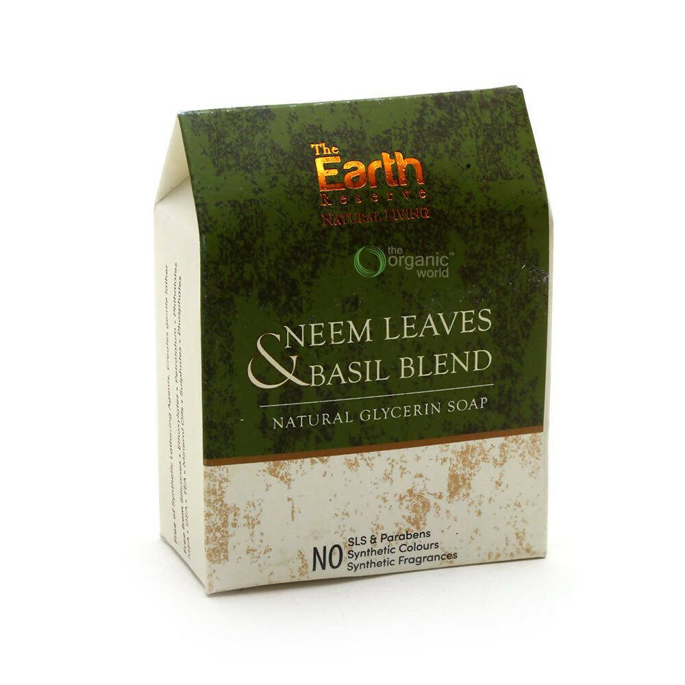 The Earth Reserve Neem Leaves & Basil Blend Soap | Grocsy