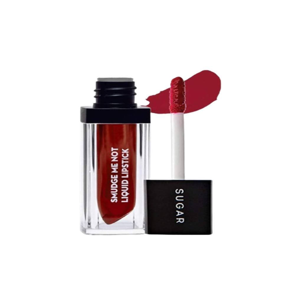 Sugar Smudge Me Not Liquid Lipstick - Drop Dead Red (Red) | Grocsy