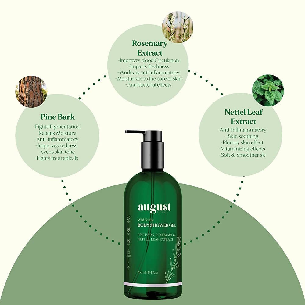 August Bioscience Wild Forest Body Shower Gel | Grocsy
