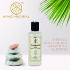 Khadi Natural Almond & Saffron Herbal Moisturizer | Grocsy
