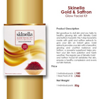 Skinella Gold and Saffron Glow Facial Kit 7 steps | Grocsy