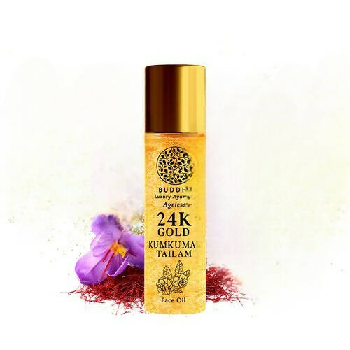 Buddha Natural 24k Gold Kumkumadi Oil | Grocsy