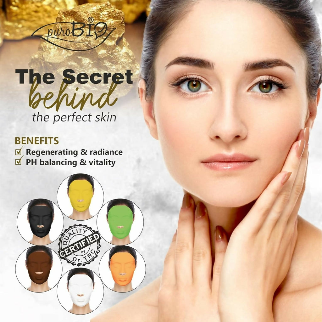 Purobio Algae Peel Off Face Mask 24k gold Facial Mask | Grocsy