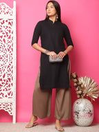 TAG 7 Women Flared Ethnic Palazzos | Grocsy