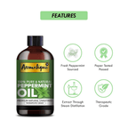Aromatique Peppermint Essential Oil for Hair,Skin | Grocsy